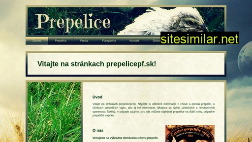 prepelicepf.sk alternative sites