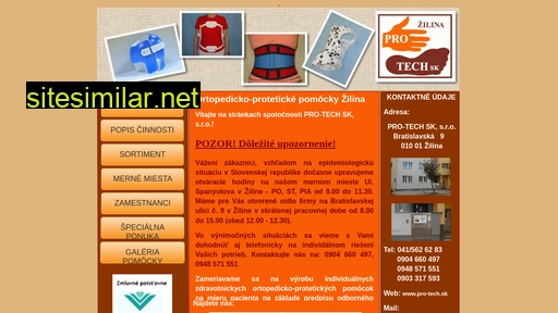 pro-tech.sk alternative sites