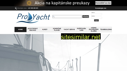 pro-yacht.sk alternative sites