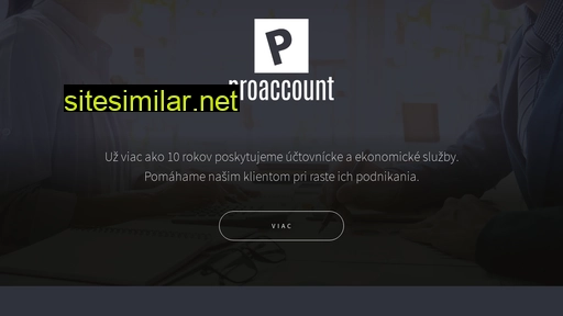 proaccount.sk alternative sites