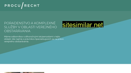 procurecht.sk alternative sites