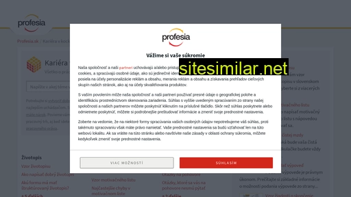 profesia.sk alternative sites