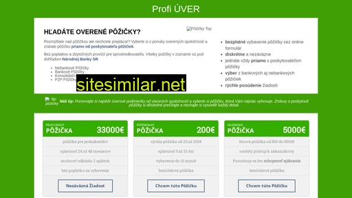 profi-uvery.sk alternative sites