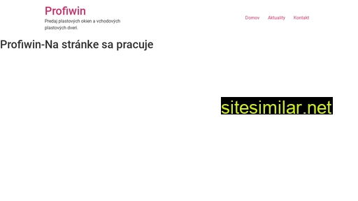 profiwin.sk alternative sites
