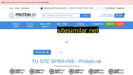 protein.sk alternative sites