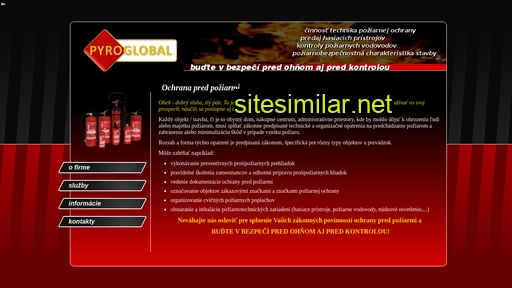pyroglobal.sk alternative sites
