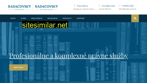 radacovsky.sk alternative sites