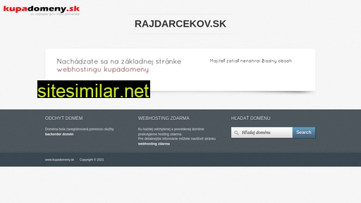 Rajdarcekov similar sites