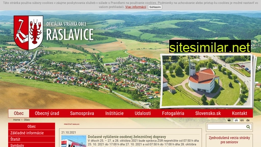 raslavice.sk alternative sites
