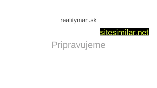 realityman.sk alternative sites