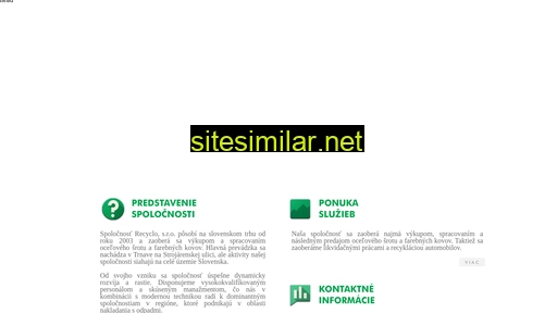 recyclo.sk alternative sites