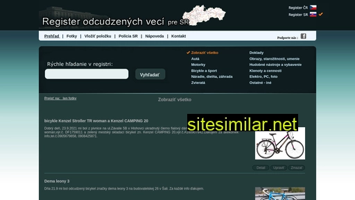 register-odcudzenych-veci.sk alternative sites