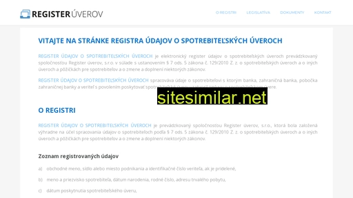 registeruverov.sk alternative sites
