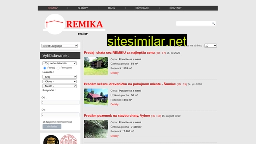 remika.sk alternative sites