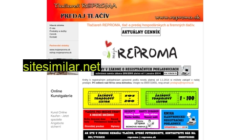 reproma.sk alternative sites