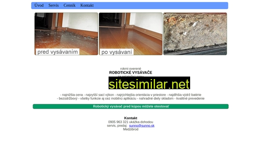 robotvysavac.sk alternative sites