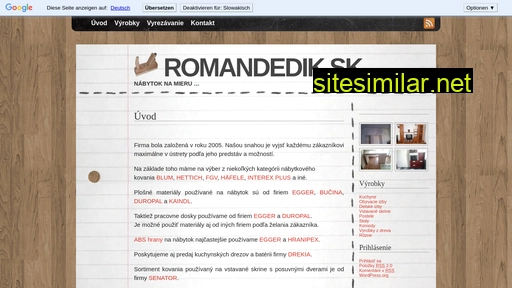 romandedik.sk alternative sites