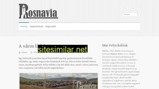 Rosnavia similar sites