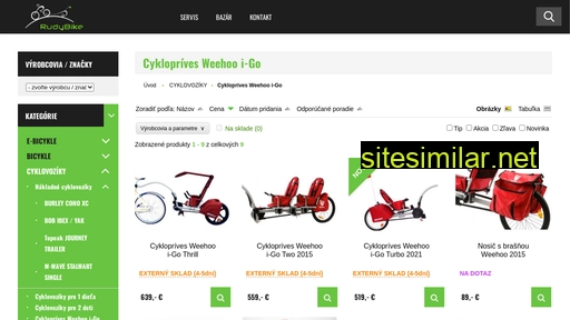 rudybike.sk alternative sites
