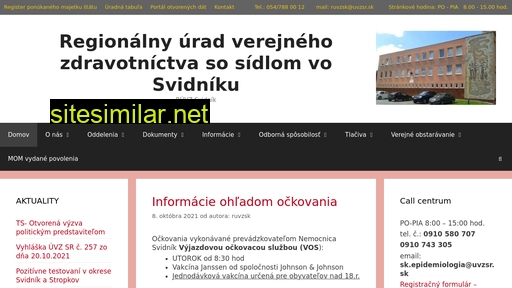 ruvzsk.sk alternative sites