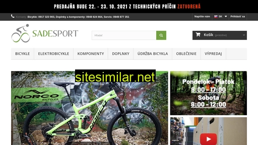 sadesport.sk alternative sites