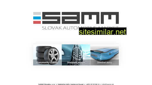 samm.sk alternative sites