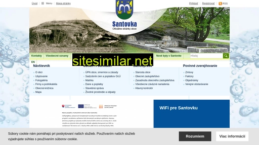 santovka.sk alternative sites