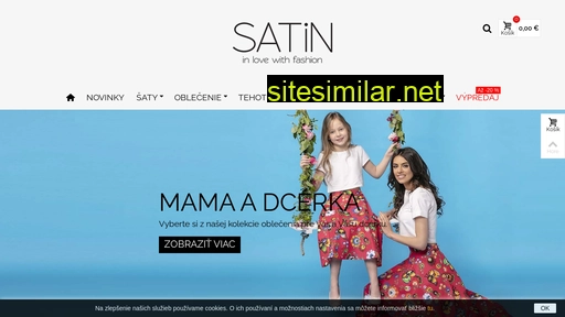Satin similar sites