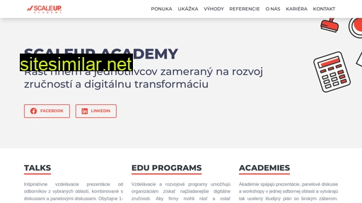 scaleupacademy.sk alternative sites
