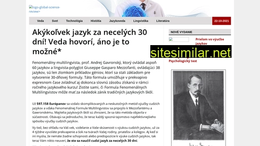 sciencejournal.sk alternative sites
