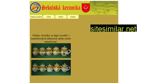 sekulskakeramika.sk alternative sites