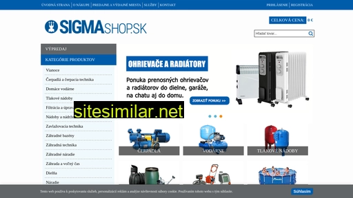 sigmashop.sk alternative sites