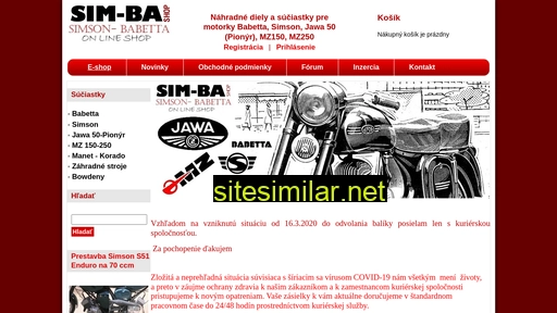 sim-ba.sk alternative sites