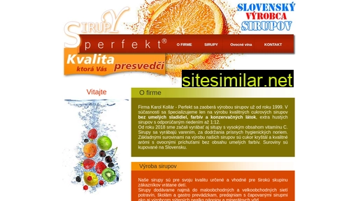 sirupyperfekt.sk alternative sites