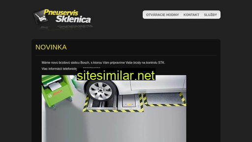 sklenica-pneuservis.sk alternative sites