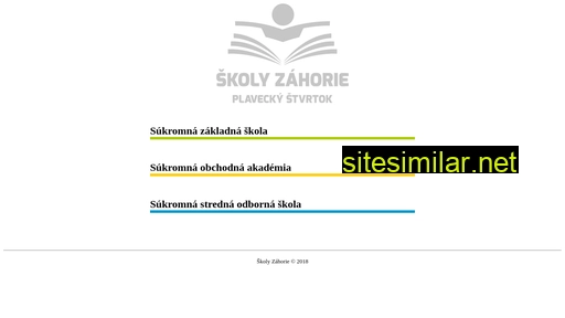 skolyzahorie.sk alternative sites