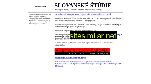slovanskestudie.sk alternative sites