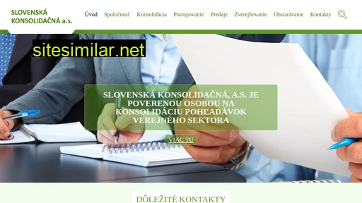 Slovenska-konsolidacna similar sites
