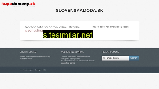 slovenskamoda.sk alternative sites
