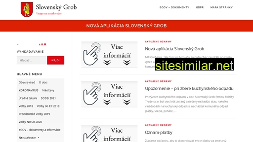 slovensky-grob.sk alternative sites
