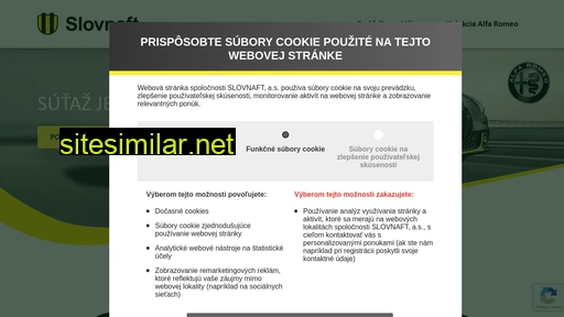 slovnaft-alfaromeo.sk alternative sites