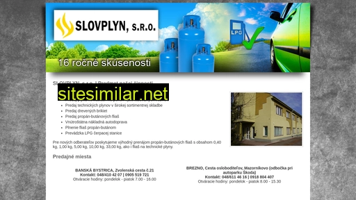 slovplyn.sk alternative sites