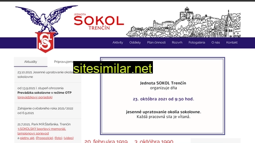 sokoltrencin.sk alternative sites
