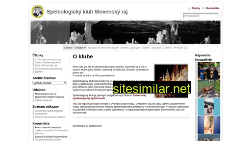 speleoraj.sk alternative sites