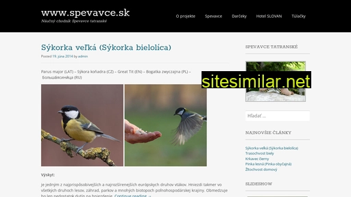 spevavce.sk alternative sites