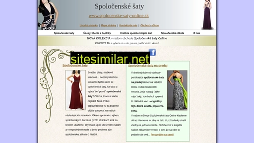 Spolocenske-saty-online similar sites