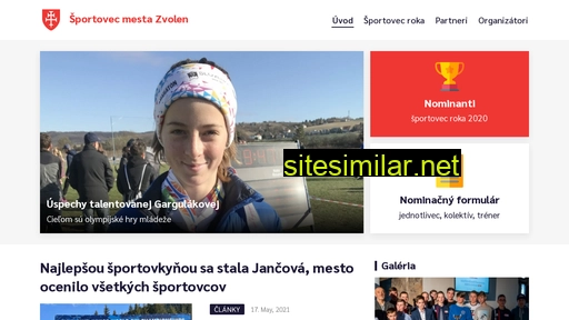sportovecmestazvolen.sk alternative sites