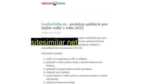srdcomdoma.sk alternative sites