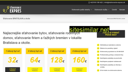 stahovanie-expres.sk alternative sites