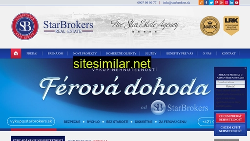 starbrokers.sk alternative sites